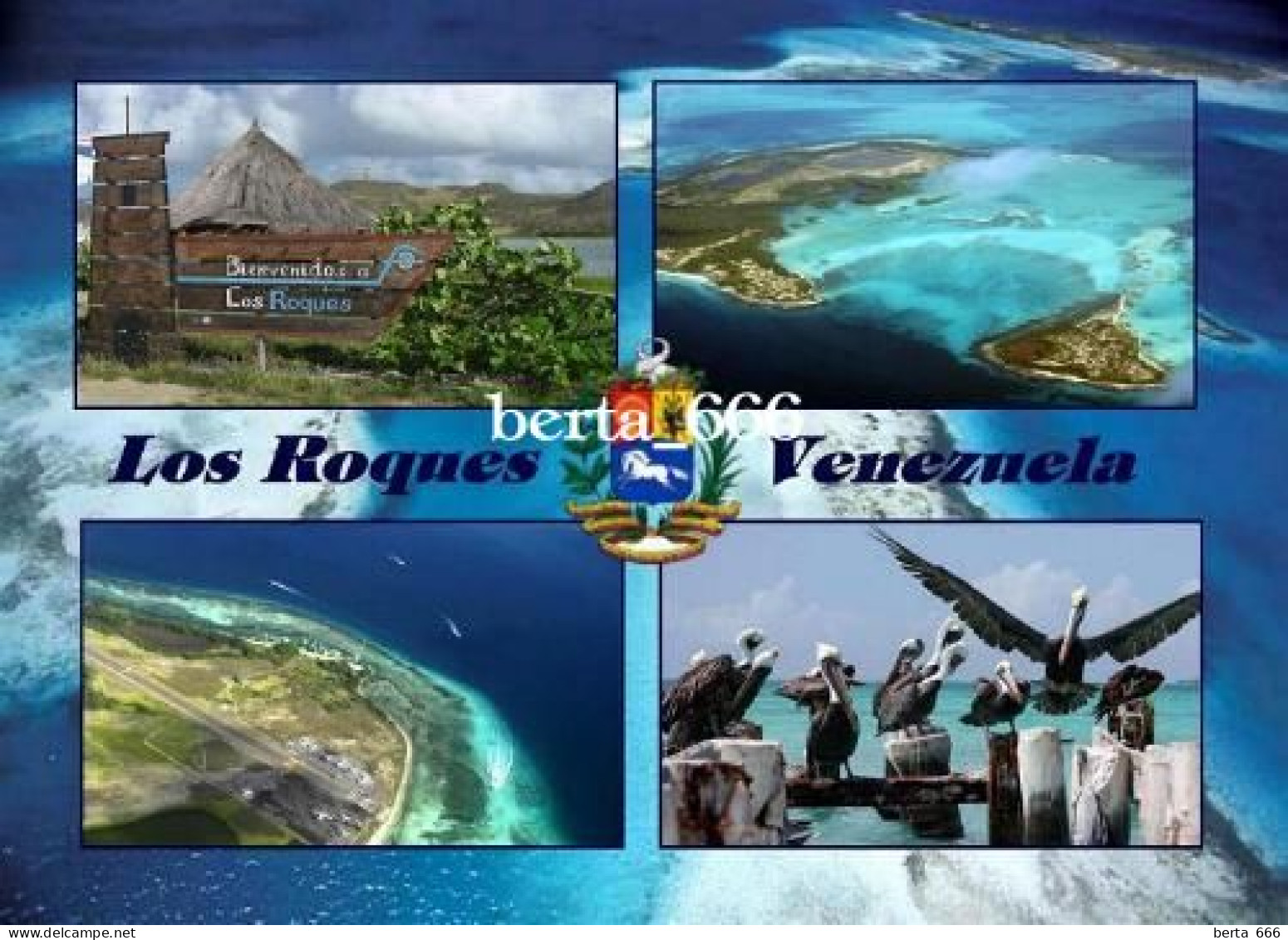 Venezuela Los Roques Multiview New Postcard - Venezuela