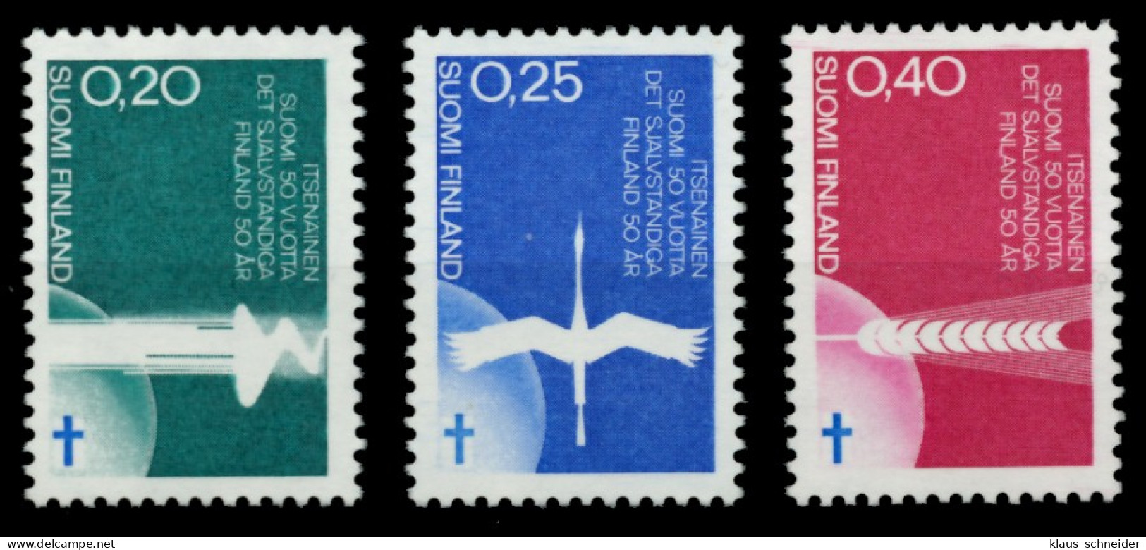 FINNLAND Nr 633-635 Postfrisch X9116E2 - Unused Stamps