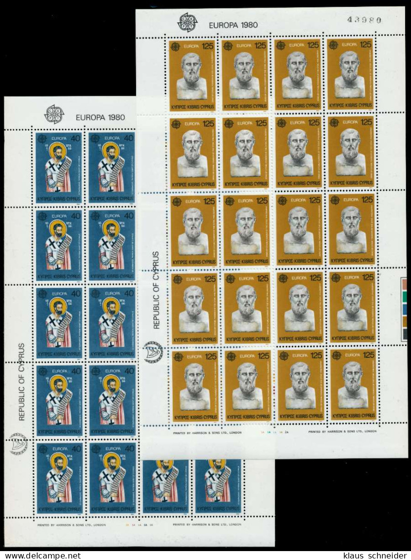 ZYPERN Nr 520KB-521KB Postfrisch KLEINBG S039B06 - Unused Stamps