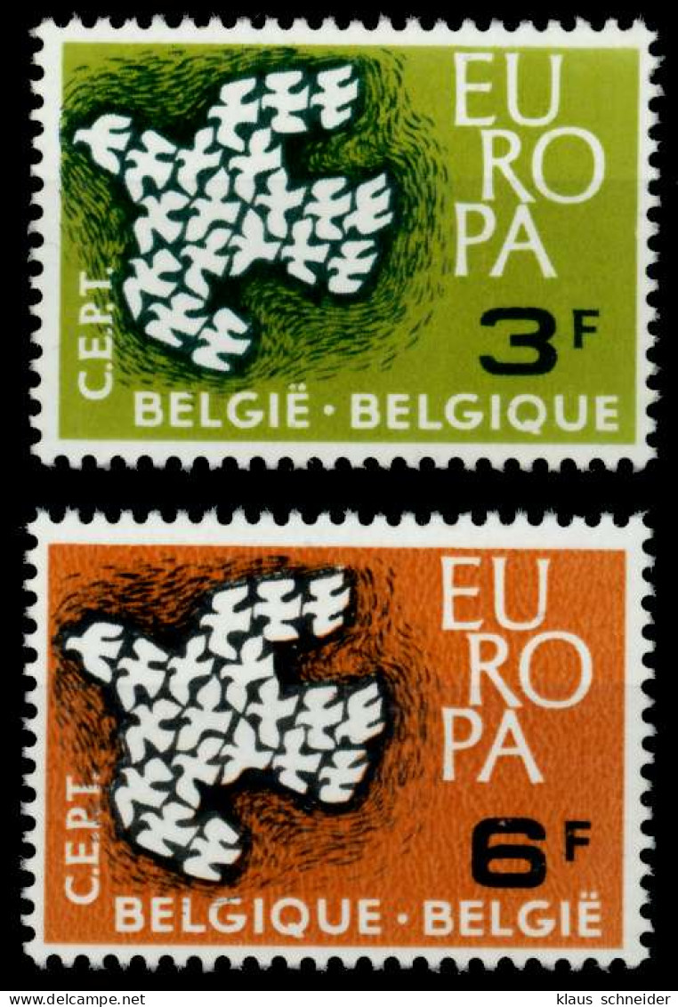 BELGIEN 1961 Nr 1253-1254 Postfrisch S03FE42 - Unused Stamps