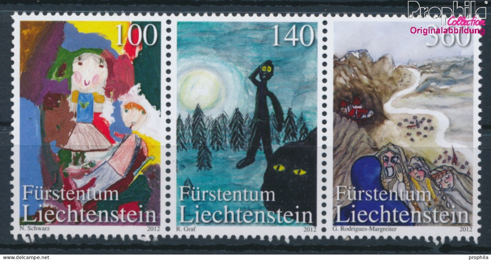 Liechtenstein 1636-1638 (kompl.Ausg.) Postfrisch 2012 Philatelie (10377486 - Unused Stamps