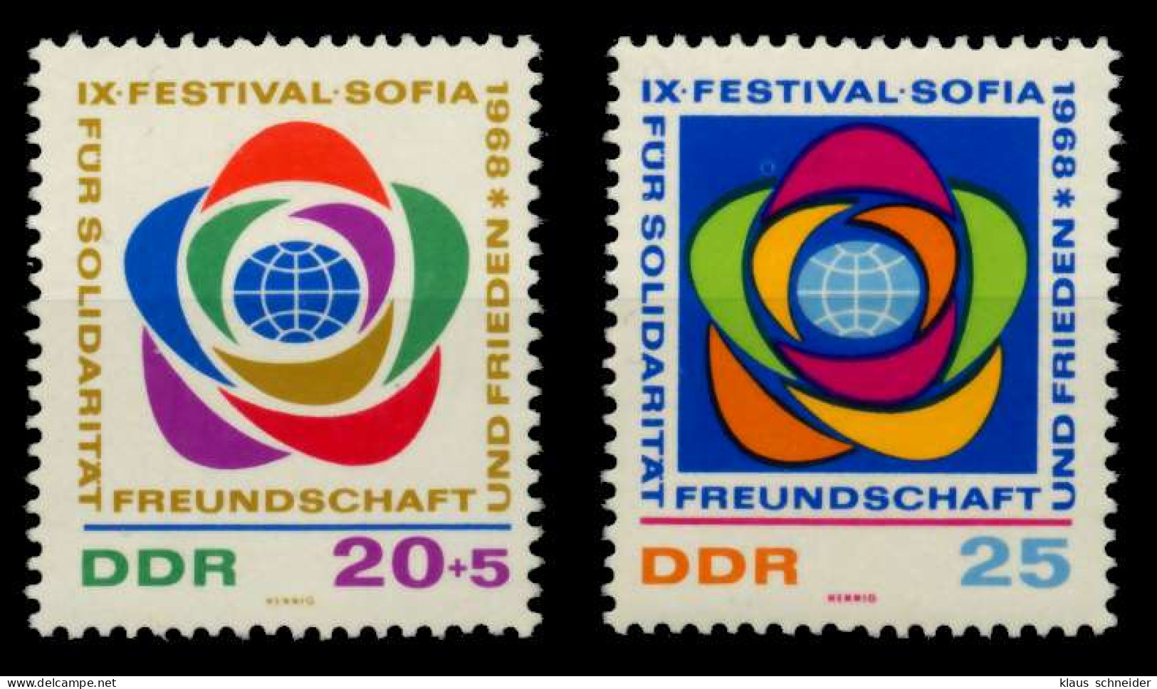 DDR 1968 Nr 1377-1378 Postfrisch S71DAB6 - Unused Stamps