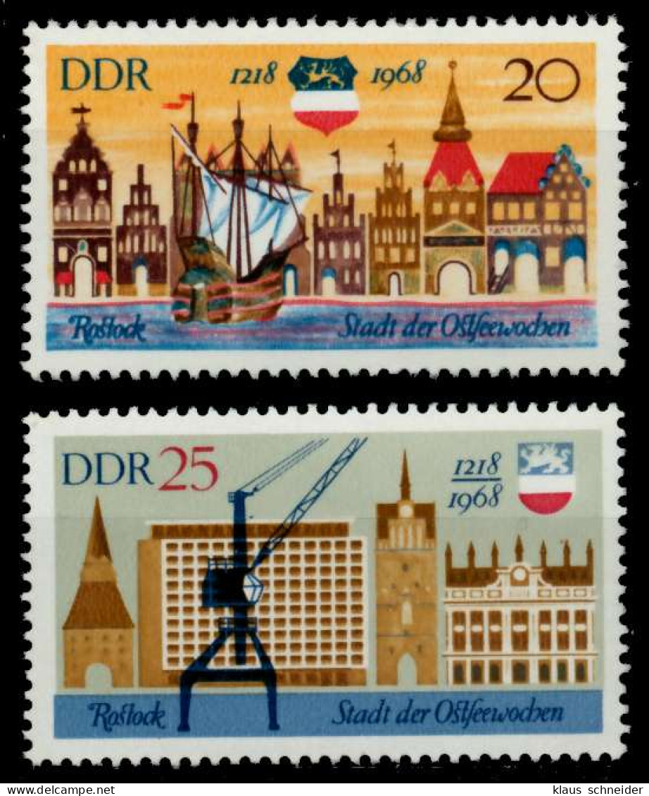 DDR 1968 Nr 1384-1385 Postfrisch S722B7E - Unused Stamps