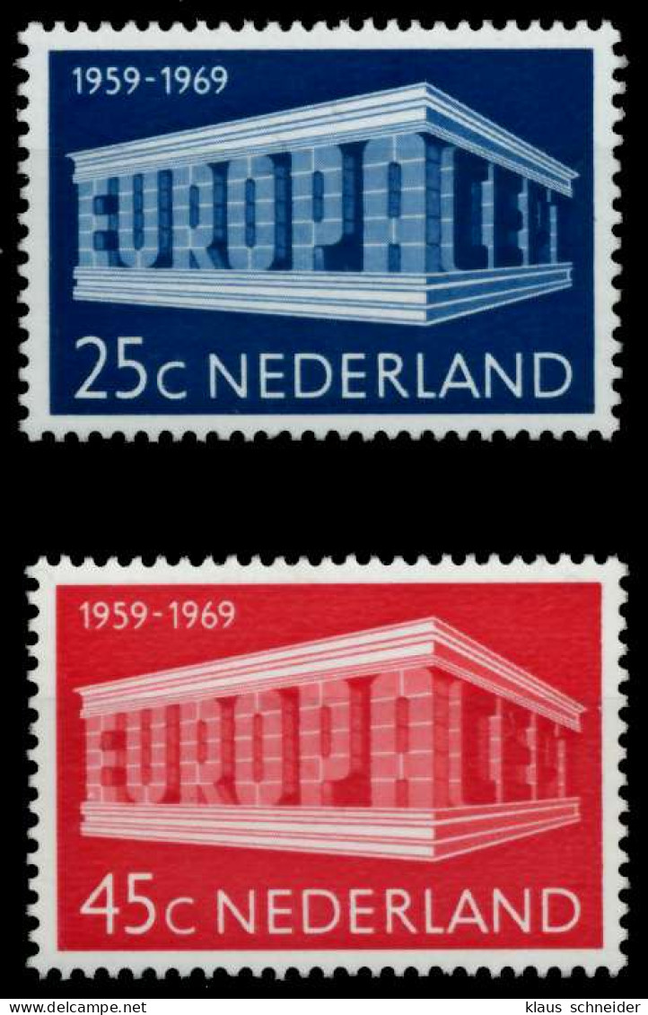 NIEDERLANDE 1969 Nr 920-921 Postfrisch S0423AA - Nuevos