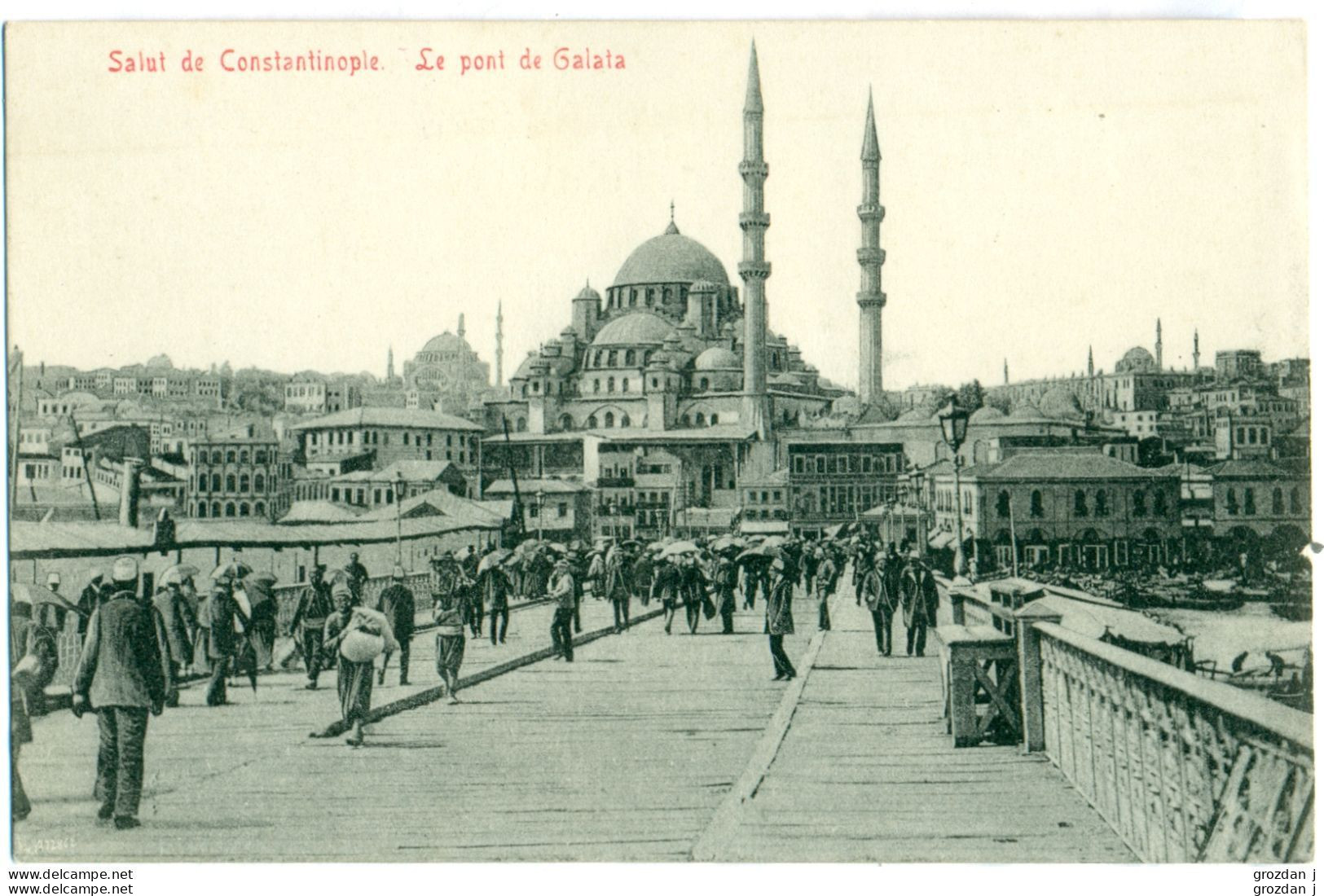 SPRING-CLEANING LOT (6 POSTCARDS), Constantinople / Istanbul, Türkiye - Turkey