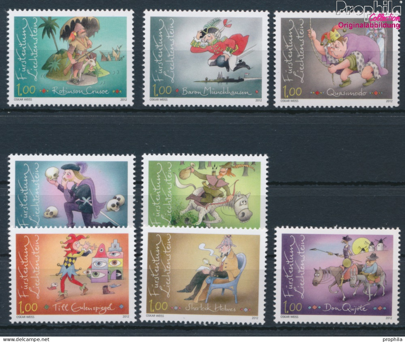 Liechtenstein 1643-1650 (kompl.Ausg.) Postfrisch 2012 Literatur (10377492 - Unused Stamps