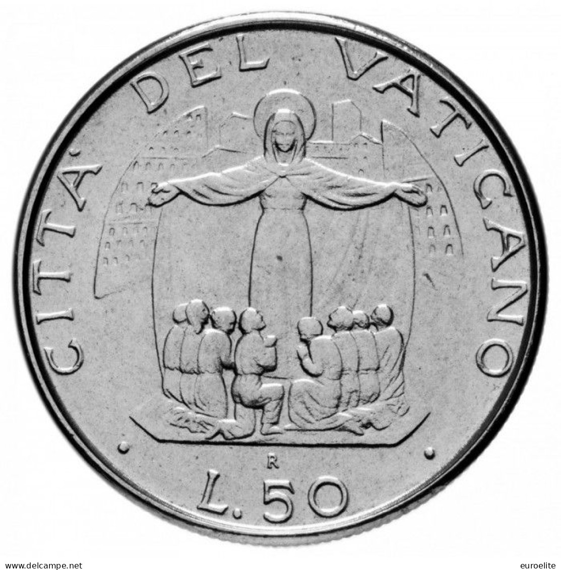 VATICANO GIOVANNI PAOLO II 50 Lire ANNO 1987 - Vaticano (Ciudad Del)