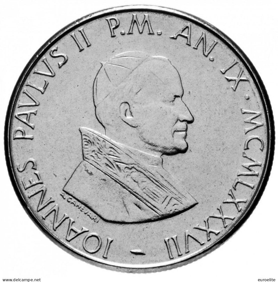 VATICANO GIOVANNI PAOLO II 50 Lire ANNO 1987 - Vatikan