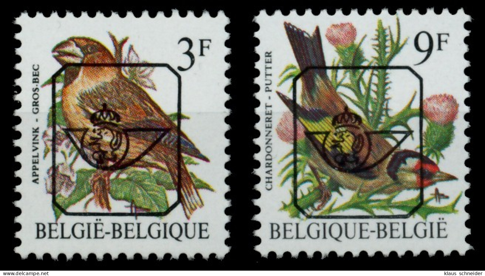 BELGIEN Nr 2241vV-2242vV Postfrisch S048856 - Ungebraucht