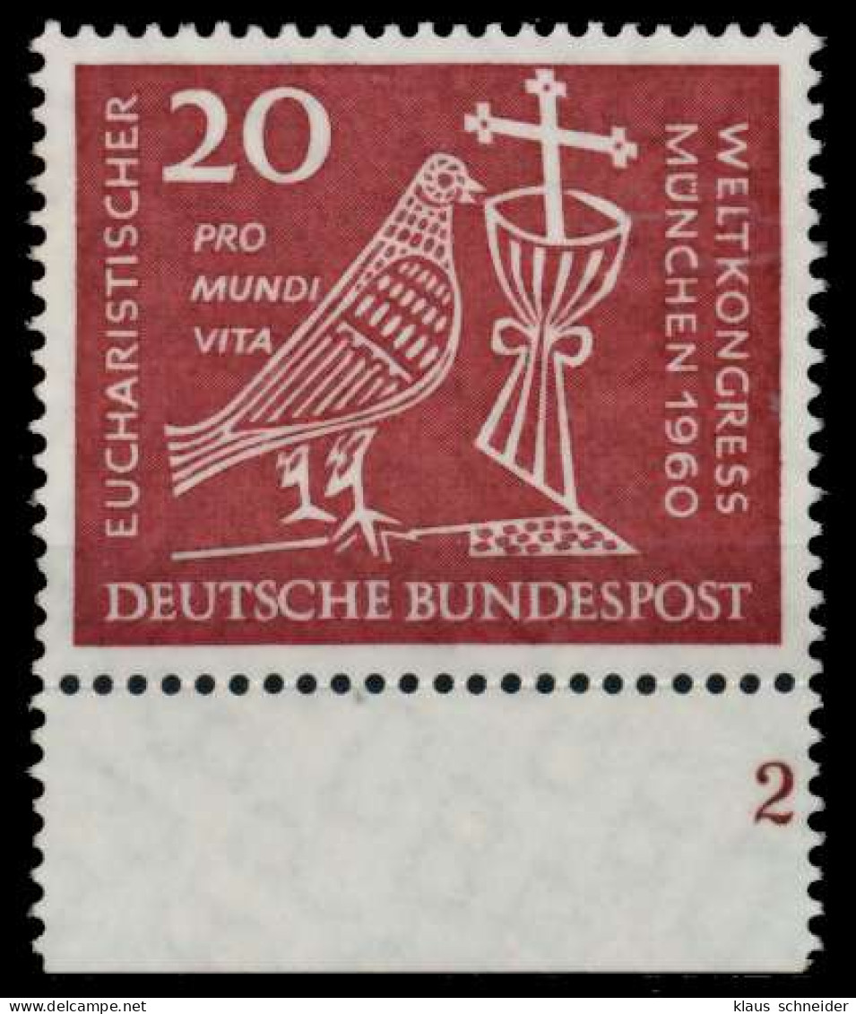 BRD 1960 Nr 331 Postfrisch FORMNUMMER 2 X95CF2A - Nuovi