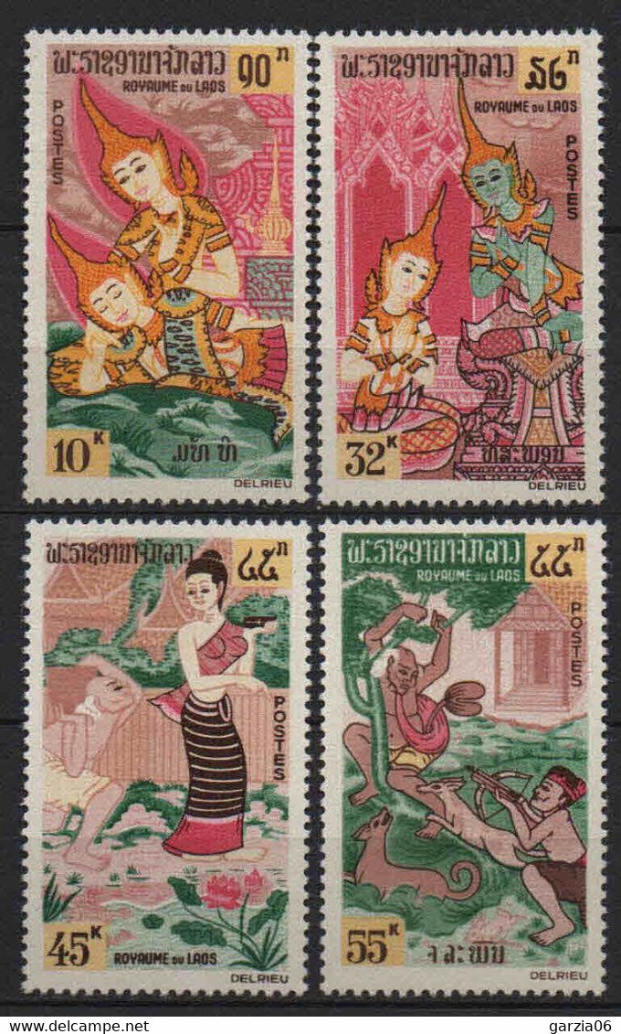 Laos - 1964  -  Vie De Pravet Sandonne -  N° 101 à 104   -  Neufs ** - MNH - Laos