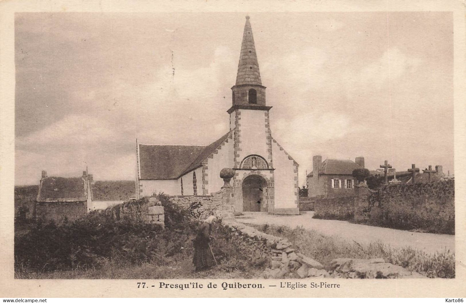 Quiberon * La Presqu'ile * Place De L'église St Pierre - Quiberon