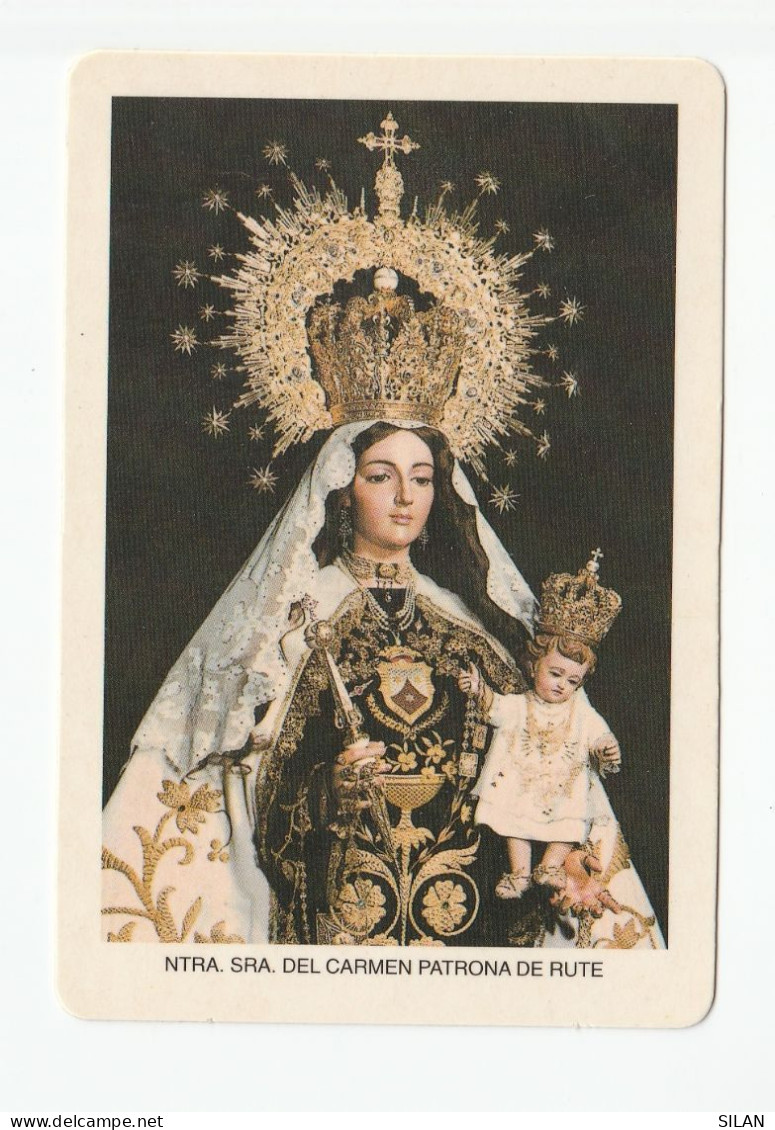 CALENDARIO 1997 NUESTRA SEÑORA DEL CARMEN PATRONA DE RUTE DESTILERIAS DUENDE - Religión & Esoterismo