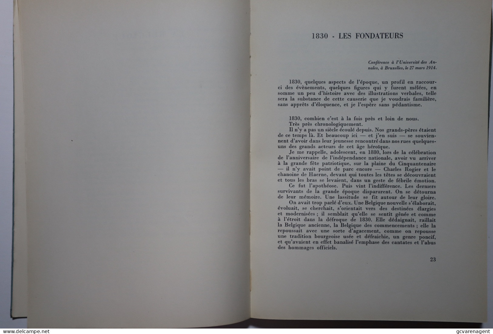 PAUL HYMANS - FRAGMENTS D'HISTOIRE IMPRESSIONS ET SOUVENIRS 1940 - 195 PAGES  BON ETAT  ZIE AFBEELDINGEN - Autres & Non Classés