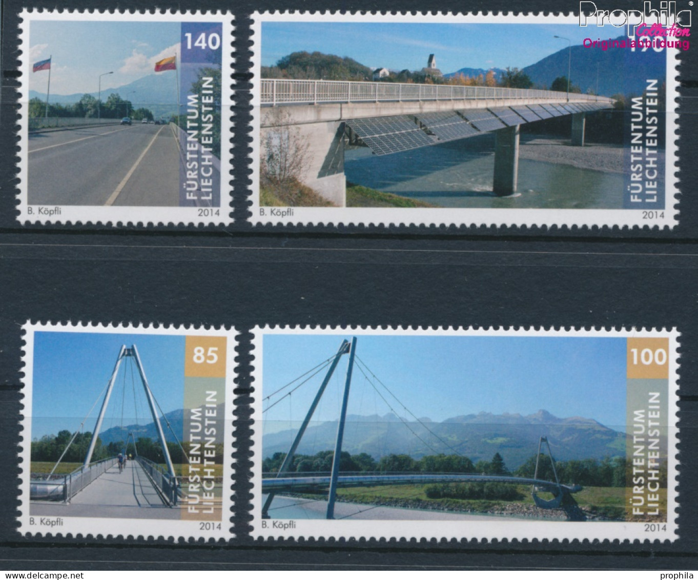 Liechtenstein 1703-1706 (kompl.Ausg.) Postfrisch 2014 Brücken (10377519 - Unused Stamps