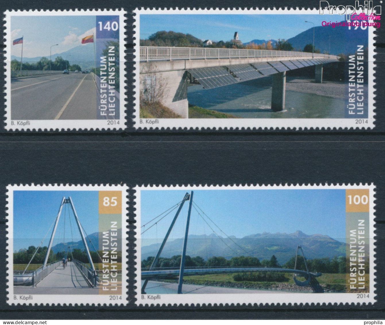 Liechtenstein 1703-1706 (kompl.Ausg.) Postfrisch 2014 Brücken (10377520 - Unused Stamps