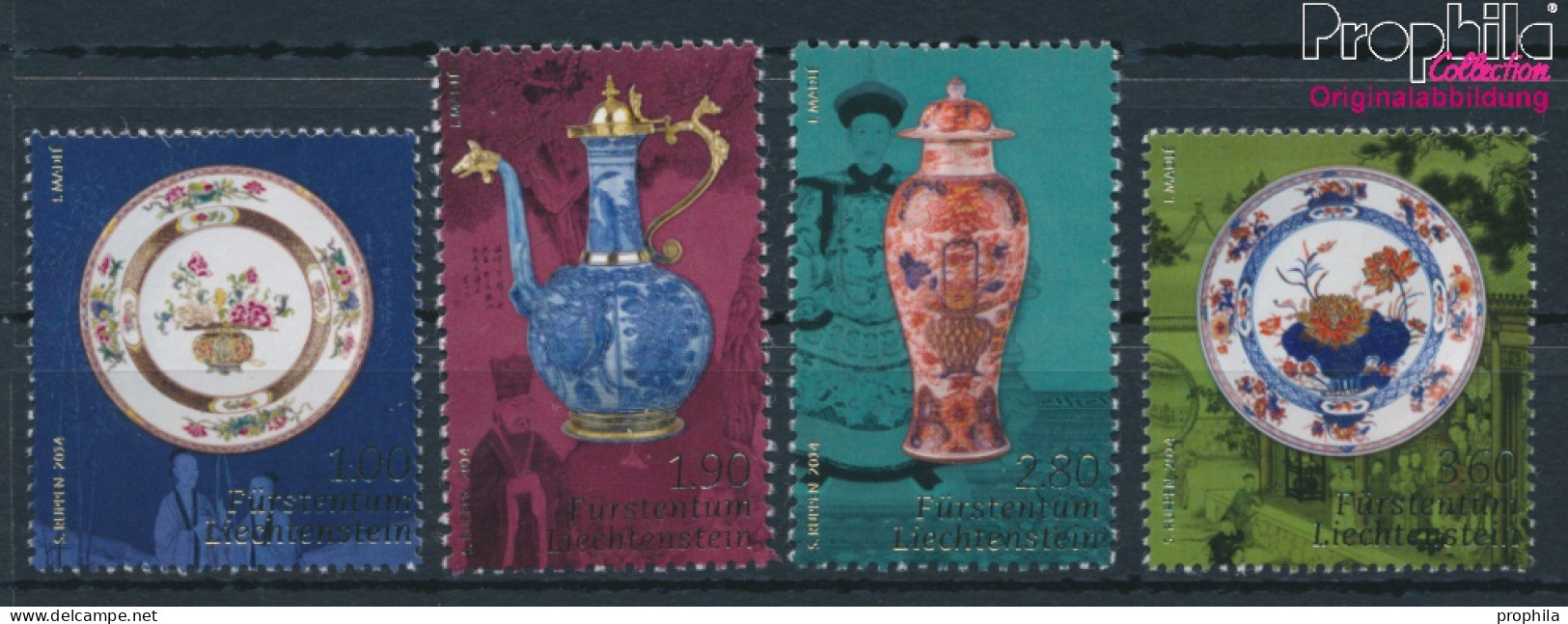 Liechtenstein 1733-1736 (kompl.Ausg.) Postfrisch 2014 Porzellan (10377528 - Unused Stamps