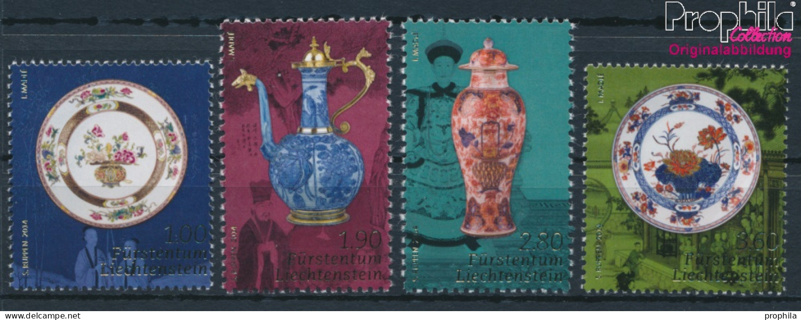 Liechtenstein 1733-1736 (kompl.Ausg.) Postfrisch 2014 Porzellan (10377529 - Unused Stamps
