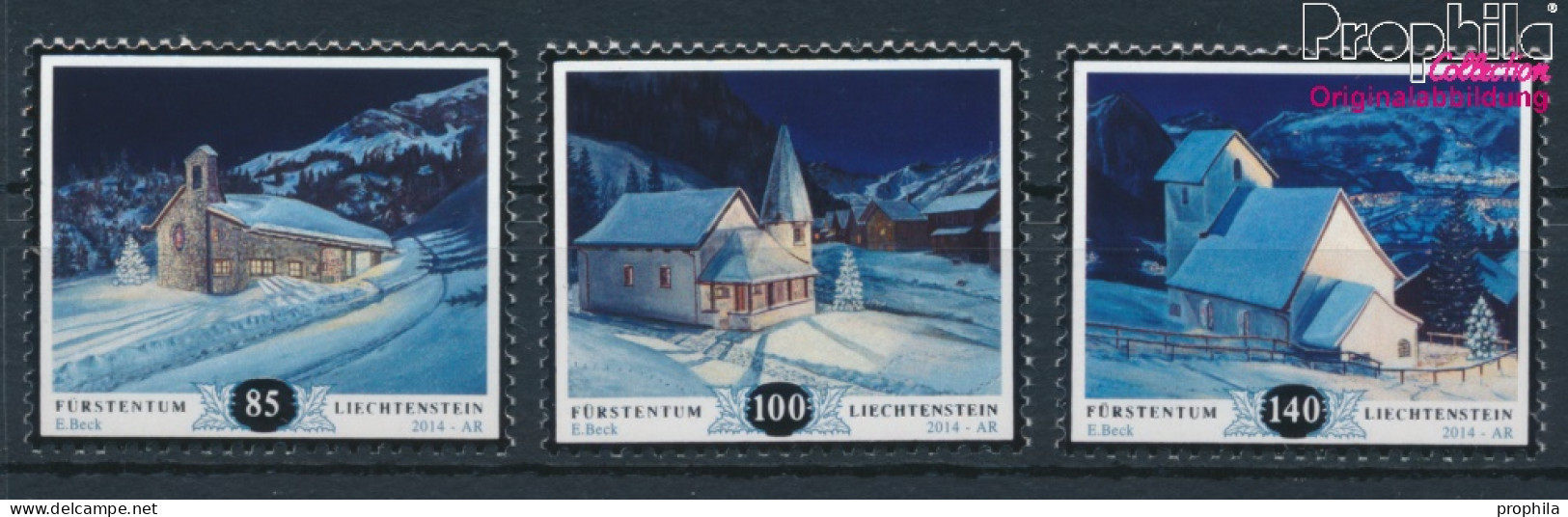 Liechtenstein 1737-1739 (kompl.Ausg.) Postfrisch 2014 Weihnachten (10377527 - Unused Stamps