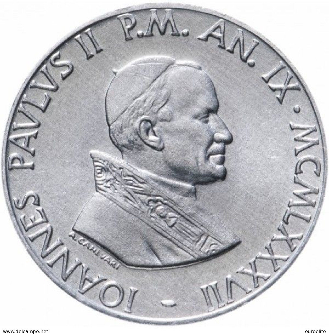 VATICANO GIOVANNI PAOLO II 10 Lire ANNO 1987 - Vaticano