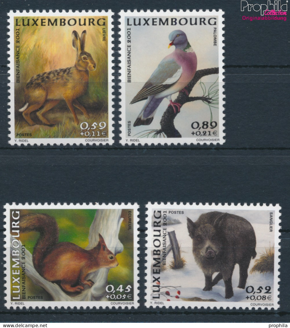 Luxemburg 1554-1557 (kompl.Ausg.) Postfrisch 2001 Tiere (10368722 - Nuovi