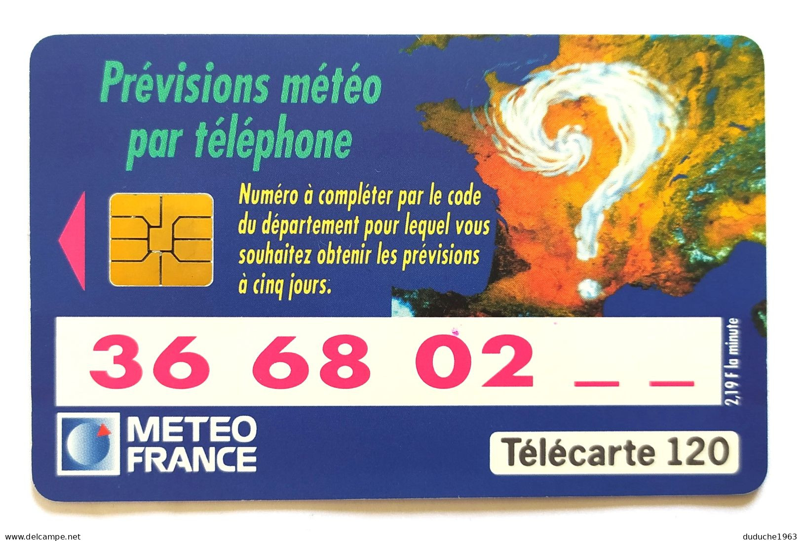 Télécarte France - METEO FRANCE - Unclassified