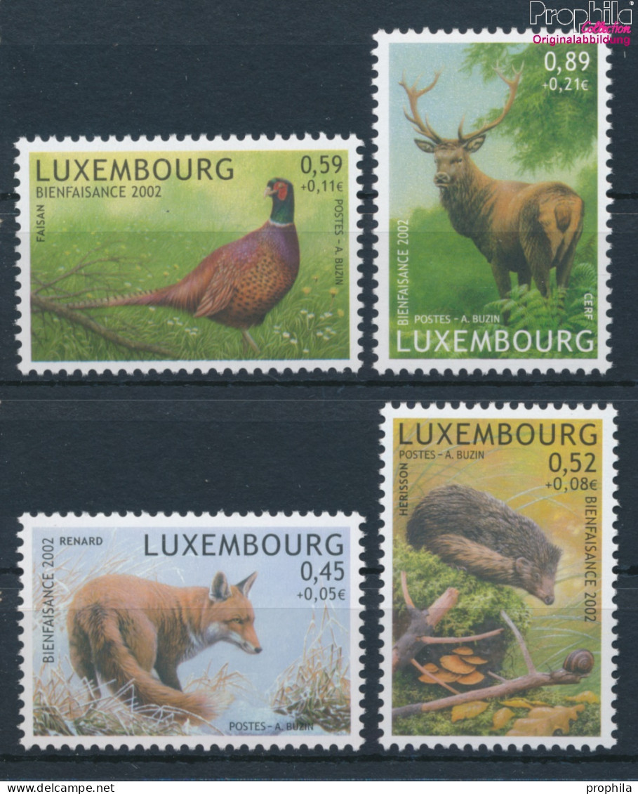 Luxemburg 1593-1596 (kompl.Ausg.) Postfrisch 2002 Tiere (10368724 - Nuovi