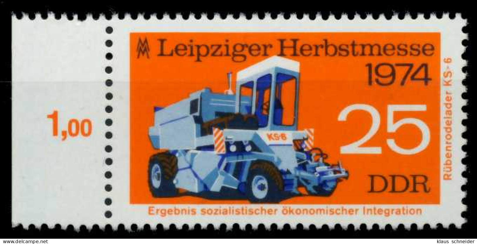 DDR 1974 Nr Postfrisch SRA X6973BE - Unused Stamps