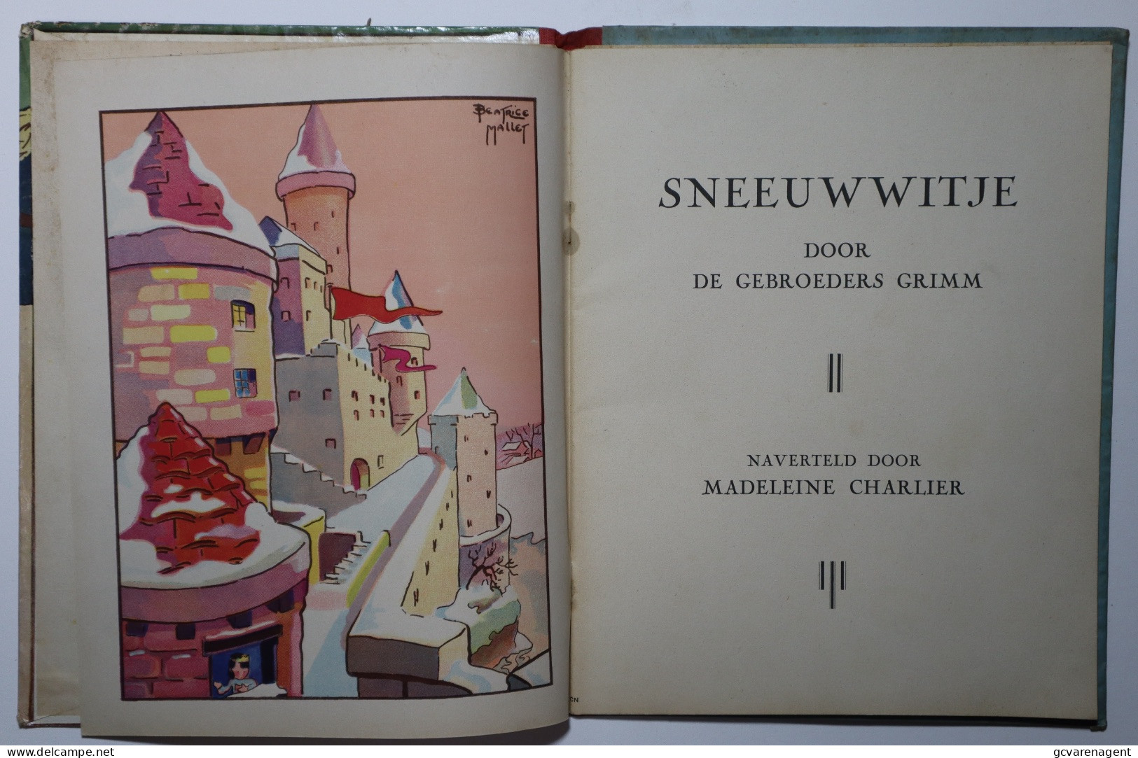 SNEEUWITJE  - ILLUSTRATIE'S  BEATRICE MALLET   GOEDE STAAT  HARD COVER    ZIE AFBEELDINGEN - Kids