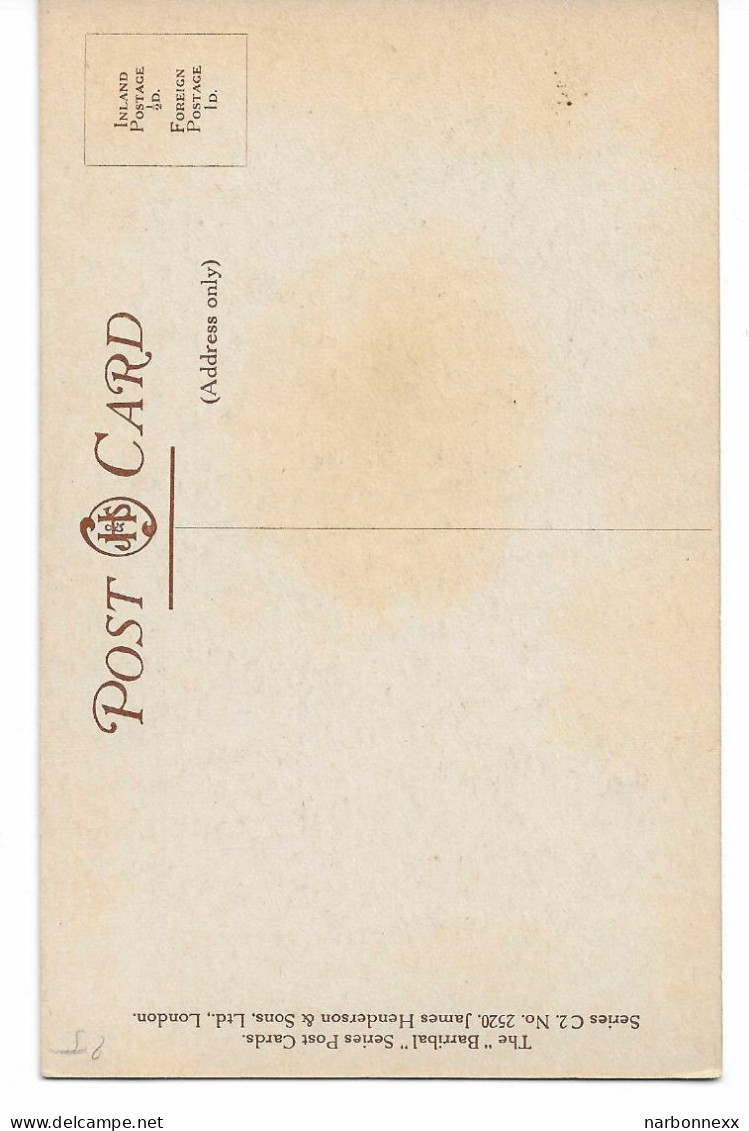 Barribal. Très Belle Carte. Femme Avec Chapeau Noir, Mary. Series C, No. 2520 - Barribal, W.
