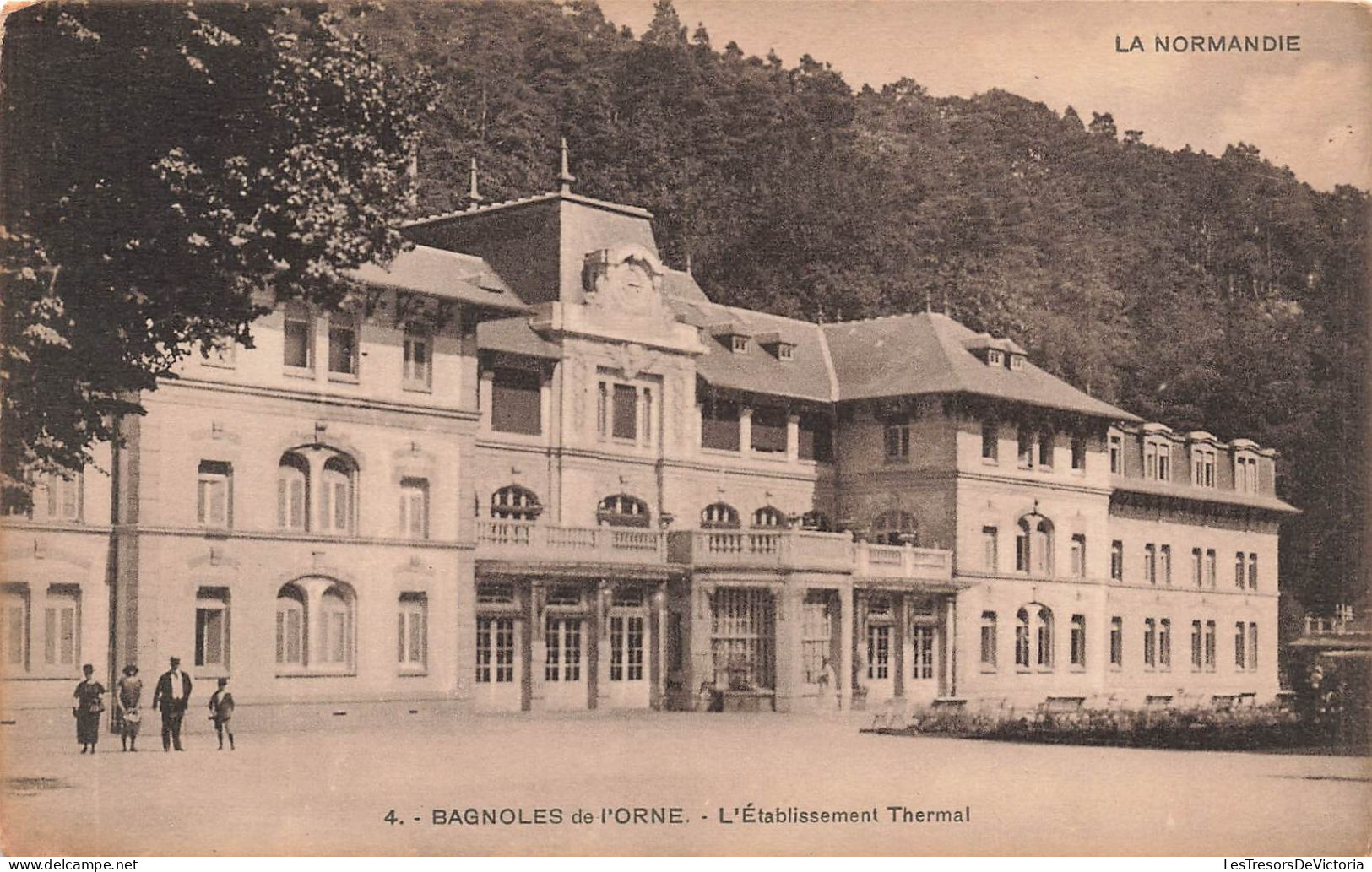 FRANCE - La Normandie - Bagnoles De L'Orne - L'Etablissement Thermal - Vue Générale - Carte Postale Ancienne - Bagnoles De L'Orne