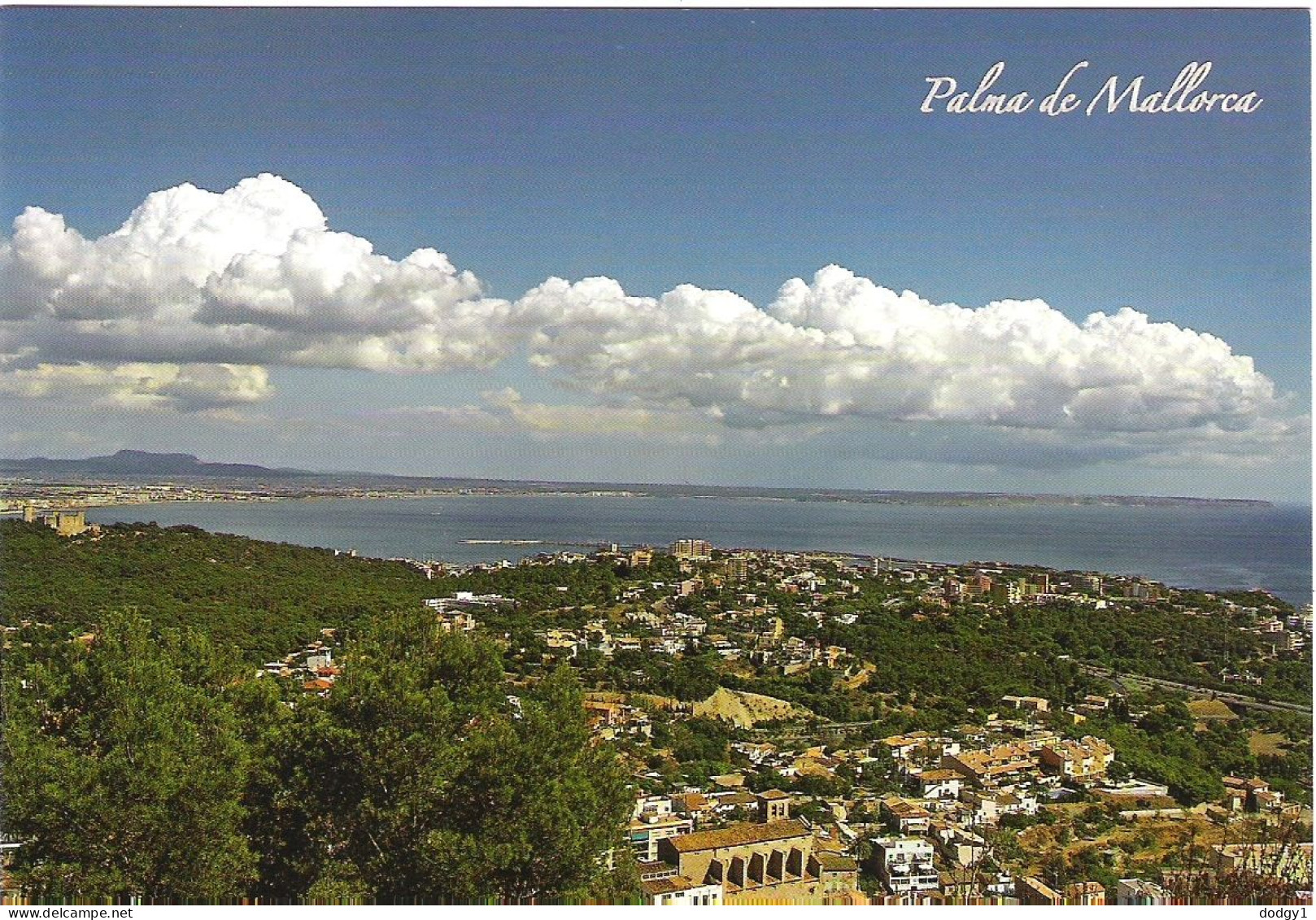 GENERAL VIEW OF THE TOWN , PALMA DE MALLORCA, SPAIN. UNUSED POSTCARD Mm1 - Palma De Mallorca