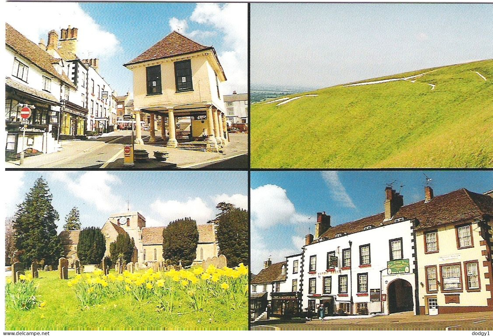 SCENES FROM FARINGDON, OXFORDSHIRE, ENGLAND. UNUSED POSTCARD Mm1 - Other & Unclassified