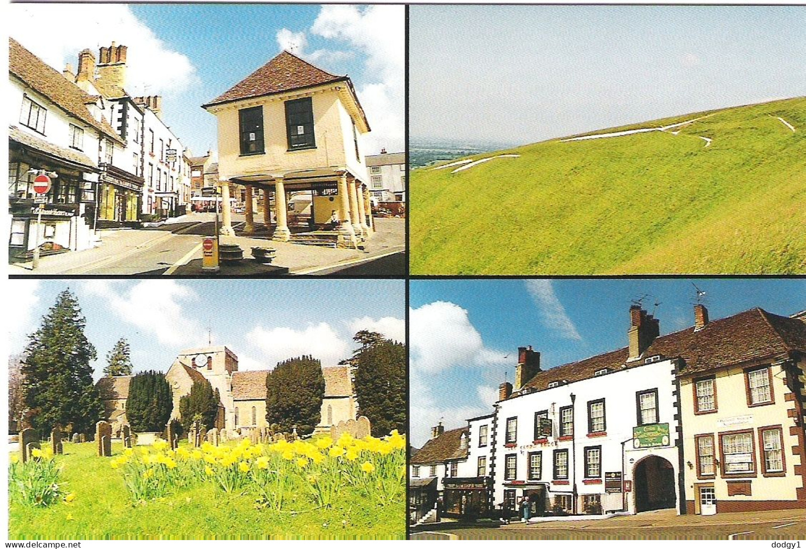 SCENES FROM FARINGDON, OXFORDSHIRE, ENGLAND. UNUSED POSTCARD Mm1 - Autres & Non Classés