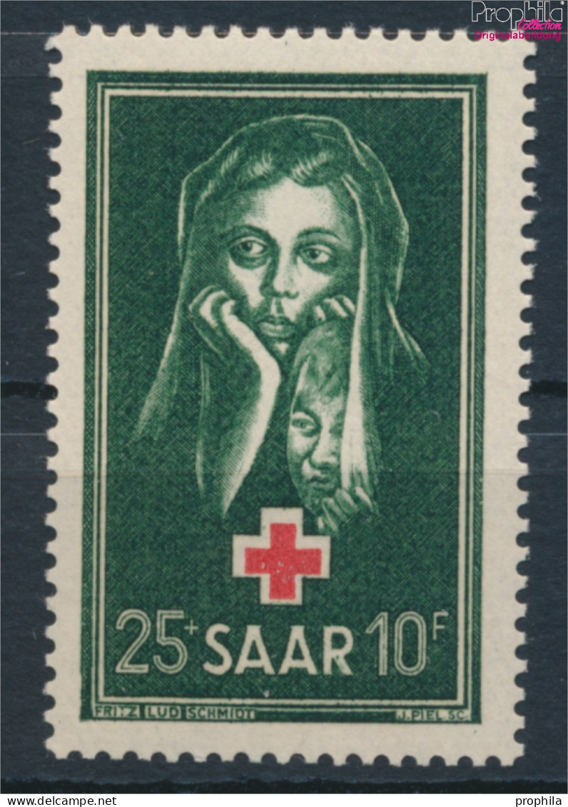 Saarland 304 (kompl.Ausg.) Postfrisch 1951 Rotes Kreuz (10377624 - Unused Stamps