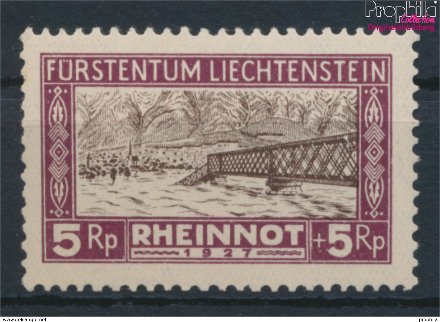 Liechtenstein 78 Postfrisch 1928 Hochwassergeschädigte (10377390 - Neufs