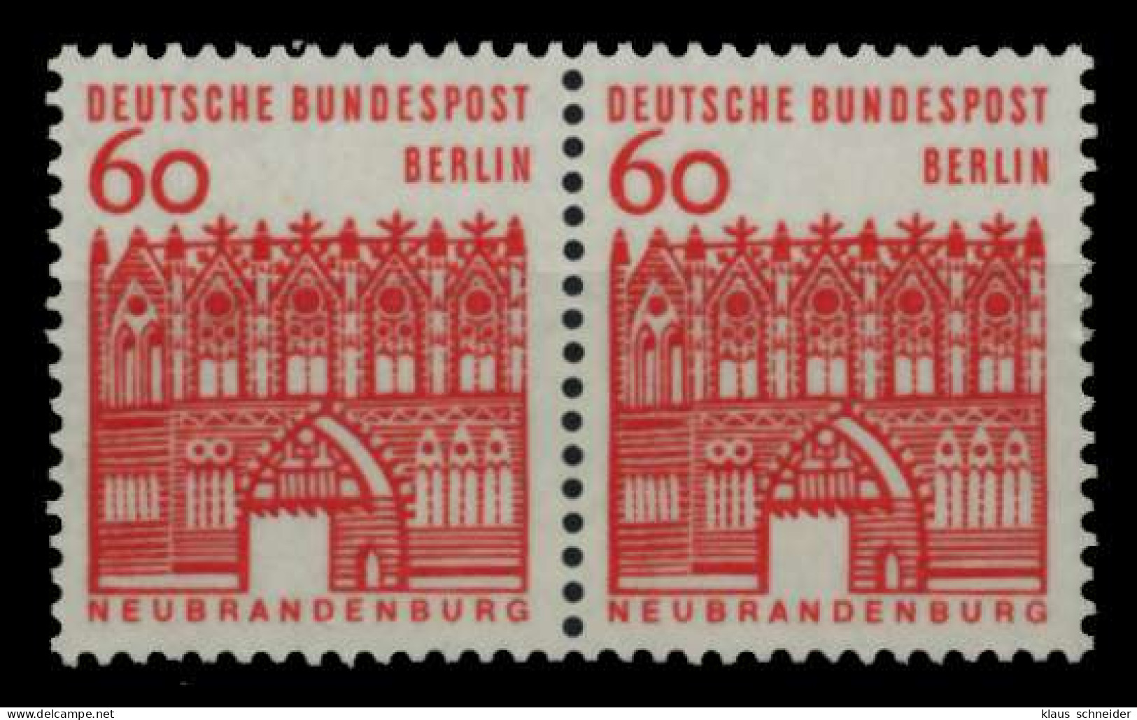 BERLIN DS D-BAUW. 1 Nr 247 Postfrisch WAAGR PAAR X6C3D5A - Neufs