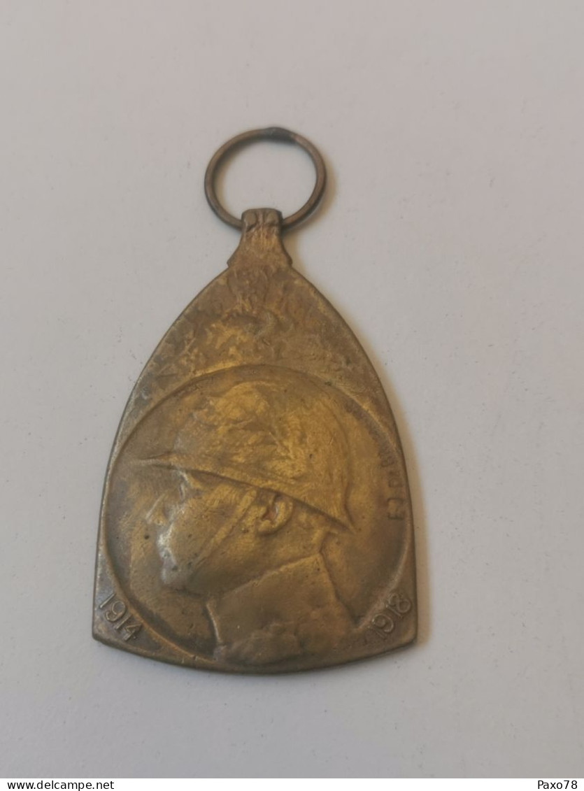 Médaille Belgique, Médaille Commémorative 1914-18 - Otros & Sin Clasificación