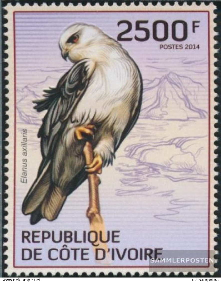 The Ivory Coast 1558 (complete Issue) Unmounted Mint / Never Hinged 2014 Birds Of Prey - Côte D'Ivoire (1960-...)