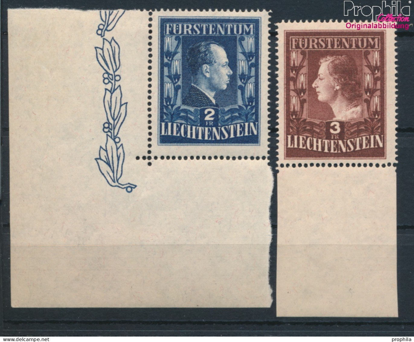 Liechtenstein 304B-305B (kompl.Ausg.) Postfrisch 1951 Fürstenpaar (10377405 - Nuevos