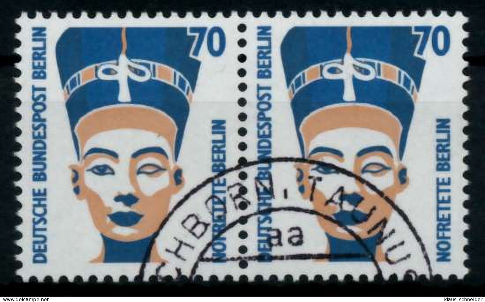 BERLIN DS SEHENSW Nr 814 Gestempelt WAAGR PAAR X72B222 - Used Stamps