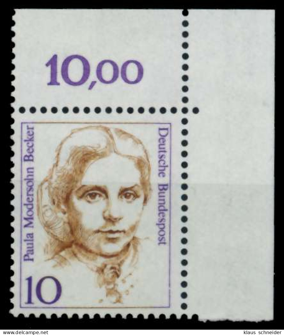 BRD DS FRAUEN Nr 1359 Postfrisch ECKE-ORE X73042E - Unused Stamps