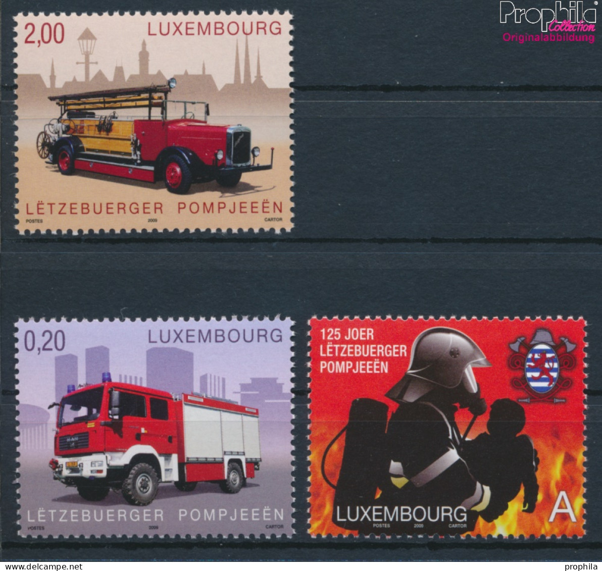 Luxemburg 1818-1820 (kompl.Ausg.) Postfrisch 2009 Nationaler Feuerwehrverband (10377590 - Unused Stamps
