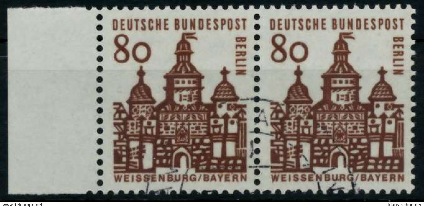 BERLIN DS D-BAUW. 1 Nr 249 Gestempelt WAAGR PAAR X74B9AE - Used Stamps