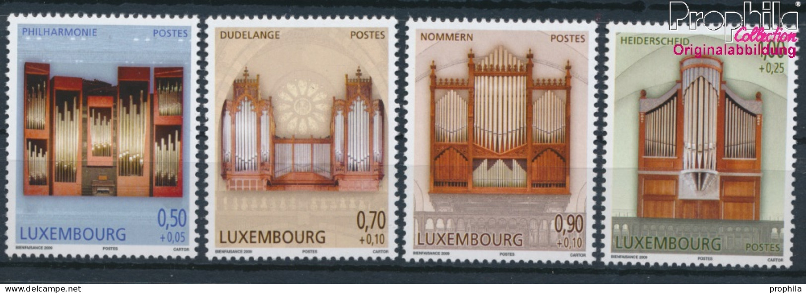 Luxemburg 1845-1848 (kompl.Ausg.) Postfrisch 2009 Orgeln (10368728 - Ungebraucht