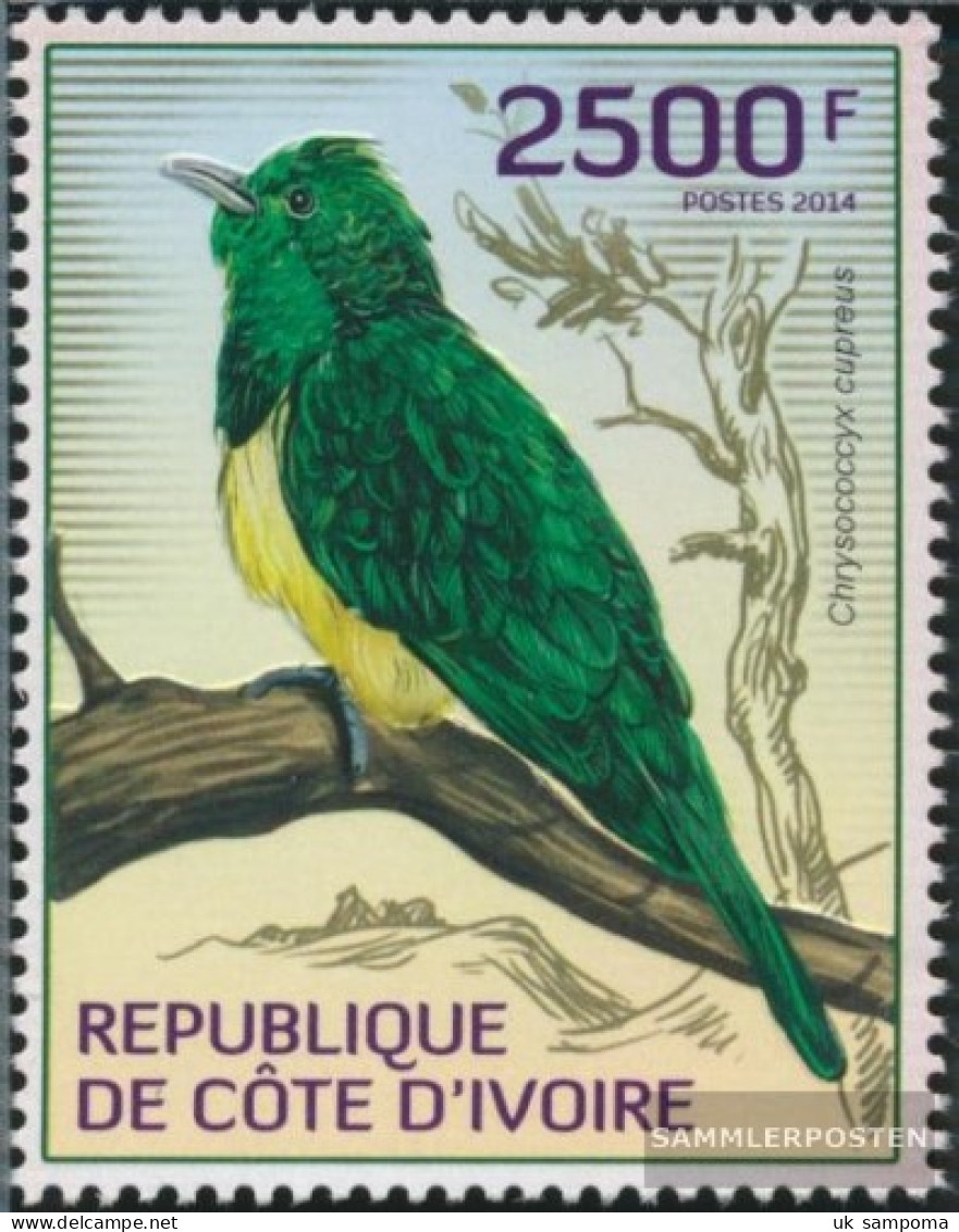 The Ivory Coast 1548 (complete Issue) Unmounted Mint / Never Hinged 2014 Kuckkucke - Côte D'Ivoire (1960-...)