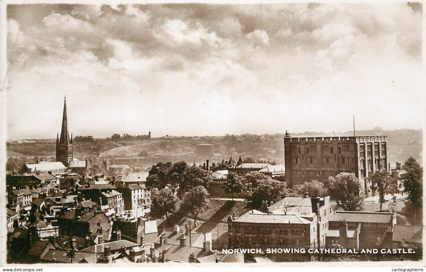 British Castles Architecture Norwich Cathedral And Castle - Schlösser