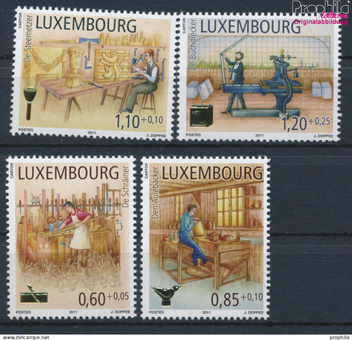 Luxemburg 1919-1922 (kompl.Ausg.) Postfrisch 2011 Alte Handwerksberufe (10377576 - Neufs