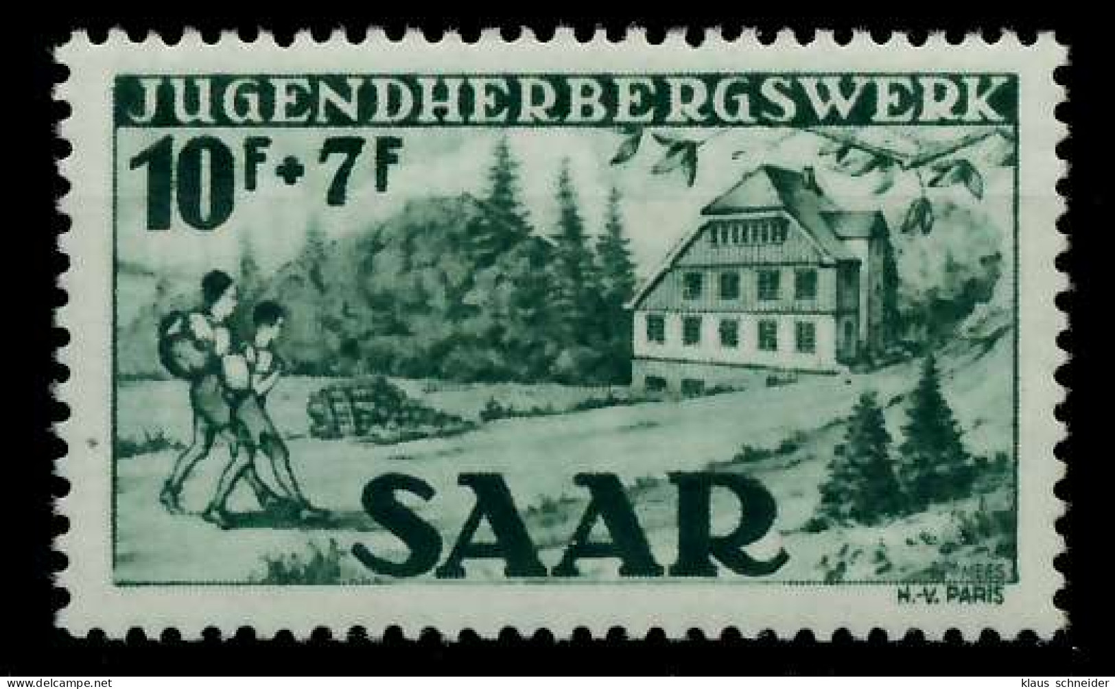 SAARLAND 1949 Nr 263I Postfrisch X79E0CE - Ungebraucht