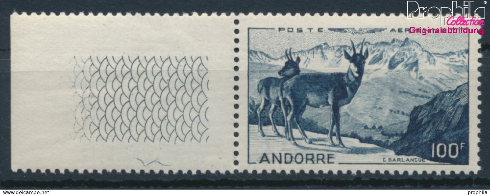 Andorra - Französische Post 141 Postfrisch 1944 Landschaften (10368398 - Ongebruikt